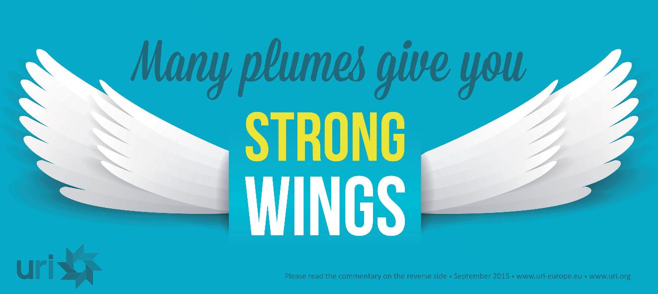 Many plumes give you strong wings!