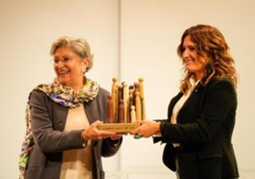 Elisabeth L’heure received the Cassià Just Memorial Award from the Government of Catalonia