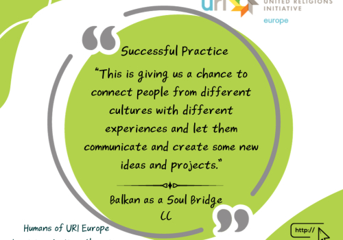 Cherish the best from the values of each group and enjoy our diversity, Balkan as a Soul Bridge CC