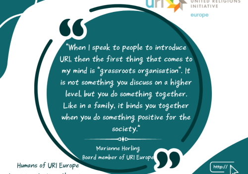 To see that we can really do something, not only to talk, but to act! - Marianne Horling 