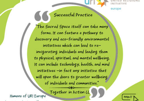 The Sacred Space can take many forms, Together in Action CC