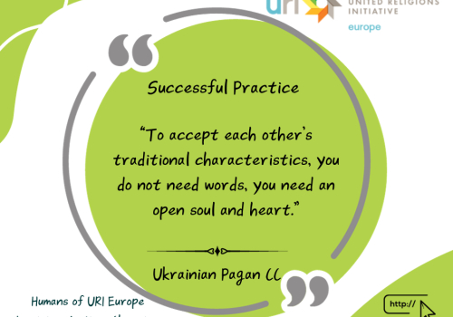 The power of human Faith is capable of making our world kinder and better, Ukrainian Pagan CC